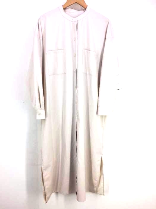 NATURAL BEAUTY BASIC（ナチュラルビューティーベーシック） バンドカラーシャツワンピース 21SS レディース ワンピース シャツ