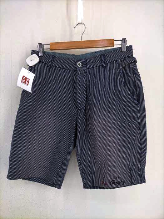 USED古着(ユーズドフルギ) ヒッコリーハーフパンツ メンズ 表記無 表記無