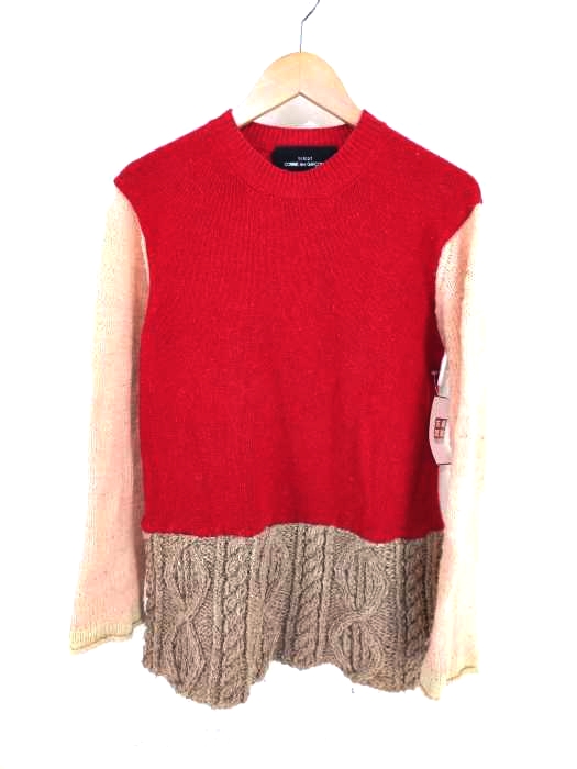 tricot COMME des GARCONS(トリココムデギャルソン) AD2000 00AW マルチカラー切替ニット レディース 表記無 表記無