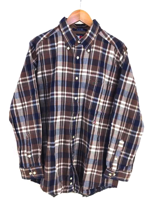 TOMMY HILFIGER(トミーヒルフィガー) 90S チェック柄ボタンダウンシャツ メンズ import:XL import:XL