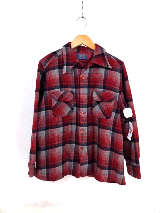 PENDLETON(ペンドルトン) 60s ループボタンウールチェックネルシャツ メンズ JPN：XL JPN：XL