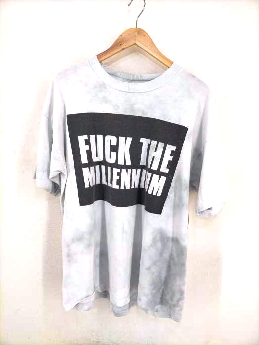 USED古着(ユーズドフルギ) 2K FUCK THE MILLENNIUM Tシャツ メンズ トップス Tシャツ・カットソー