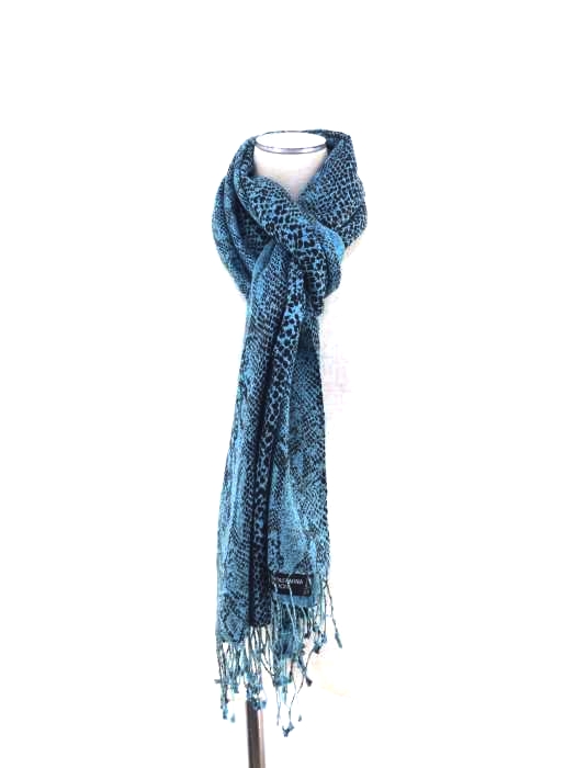 TASHIA PASHMINA(ターシャパシュミナ) シルク混カシミヤレオパード柄ストール レディース ファッション雑貨 マフラー・スカーフ