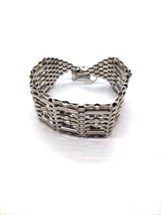 USED古着（ユーズドフルギ） 925 シルバーメッシュブレスレット レディース アクセサリー ブレスレット