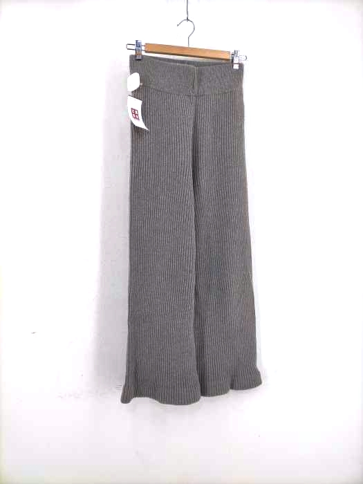 LAppartement DEUXIEME CLASSE（アパルトモンドゥーズィエムクラス） 19SS カシミヤ混ウールパンツ レディース パンツ イージー