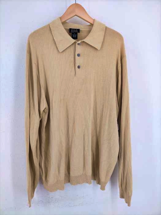 JOS.A.BANK(ジョスエーバンク) シルクニットポロシャツ メンズ JPN：XL JPN：XL