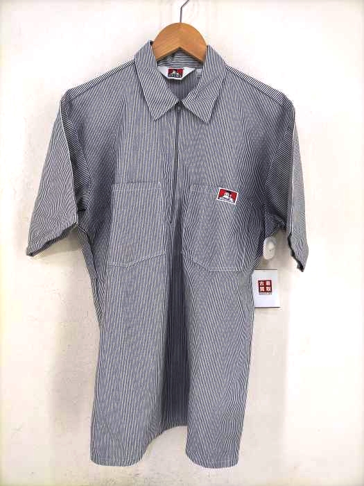 BEN DAVIS(ベンデイビス) ストライプ柄ワークポロシャツ メンズ import：M import：M