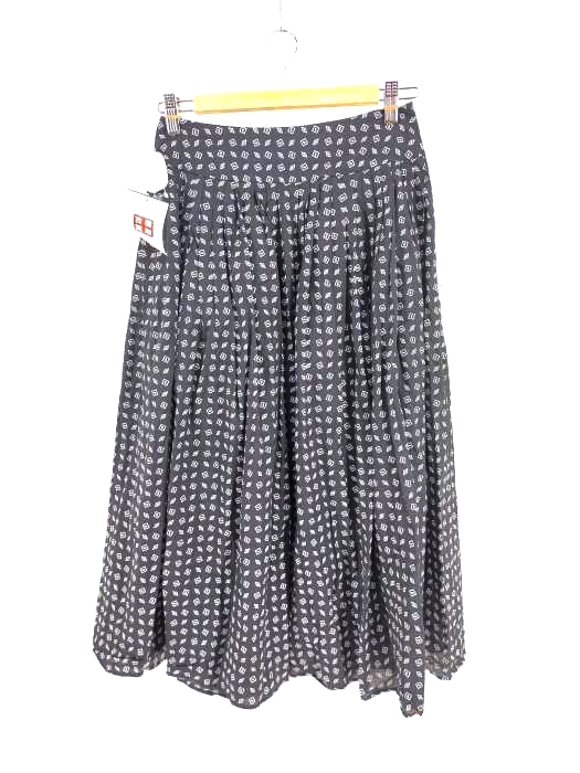 agnes b. PARIS(アニエスベー) 総柄プリーツスカート レディース EUR：36 EUR：36
