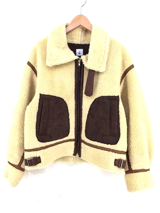 6 BEAUTY & YOUTH UNITED ARROWS(ロクビューティーアンドユースユナイテッドアローズ) FAKE MOUTON B3 レディース アウター ジャケット