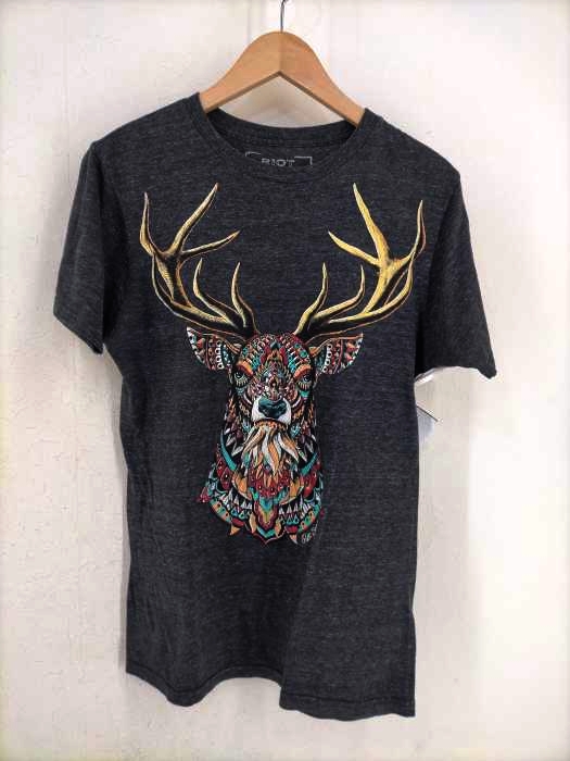 RIOT SOCIETY(フルギ) RIOT SOCIETY ORNATE BACK TEE プリントTシャツ メンズ JPN：M JPN：M