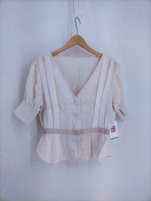 Riche Glamour(リシェグラマー) レーヨンタックブラウス レディース JPN:M JPN:M