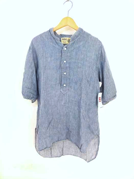 Jackman(ジャックマン) リネン プルオーバーベースボールシャツ メンズ JPN：M JPN：M