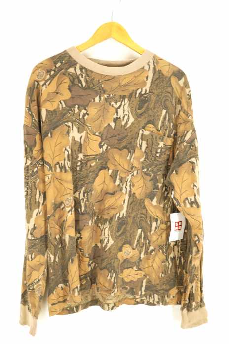 MOSSY OAK（モッシーオーク） 80S-90S USA製 総柄ポケットロングスリーブTシャツ メンズ トップス Tシャツ・カットソー