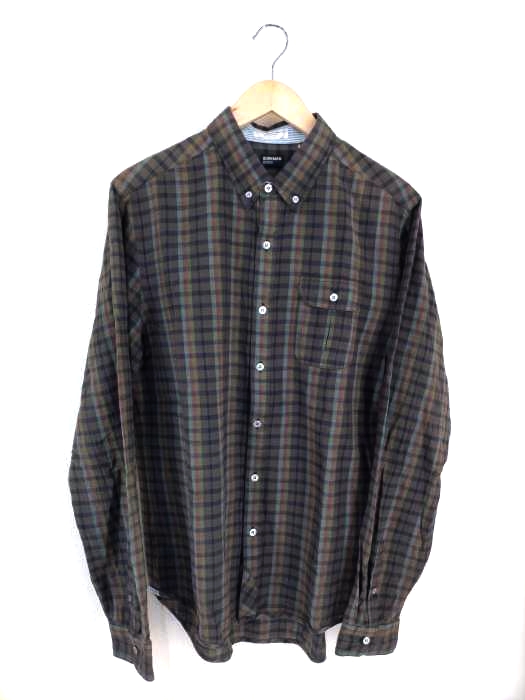 BURKMAN BROS(バークマンブラザーズ) チェック柄 長袖ボタンダウンシャツ メンズ JPN:M JPN:M