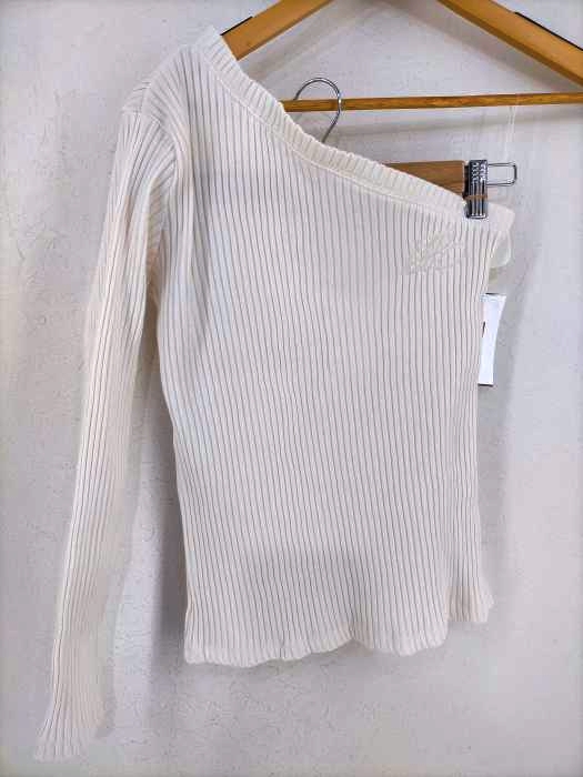 Honey mi Honey(ハニーミーハニー) 21SS rib oneshoulder tops レディース FREE FREE