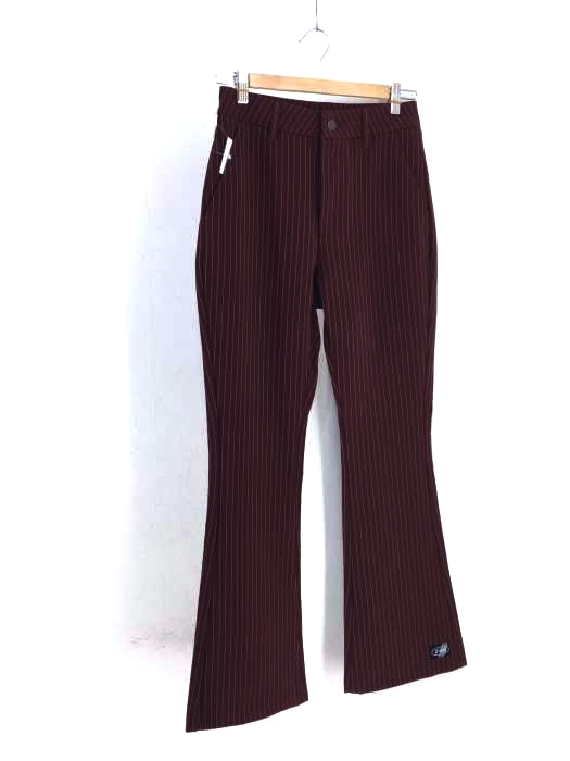 X-girl(エックスガール) 21AW STRIPED FLARE PANTS レディース JPN：S JPN：S