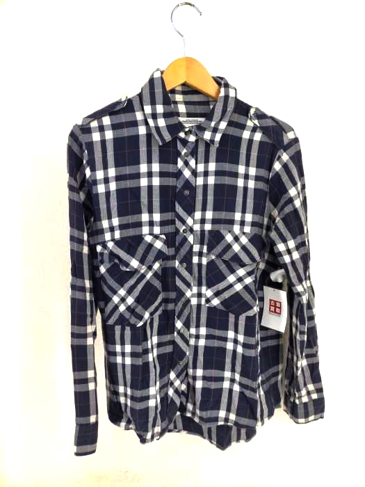 ZARA WOMAN(ザラ ウーマン) チェック柄 長袖ボタンシャツ レディース JPN：M JPN：M