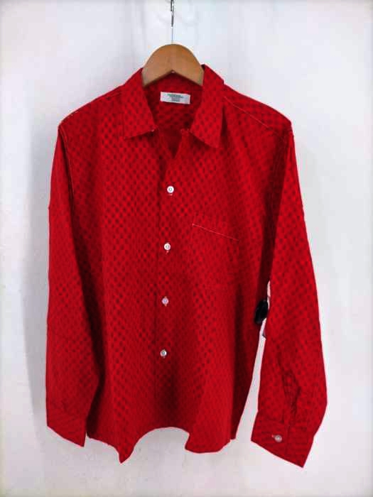 USED古着(ユーズドフルギ) 60S DISTINCTIVE SPORTSWEAR 襟芯 ペイズリー柄開襟長袖シャツ メンズ JPN：M JPN：M