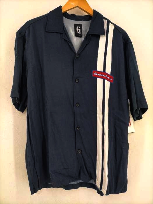 GUESS(ゲス) 転写プリントオープンカラーシャツ メンズ JPN：M JPN：M