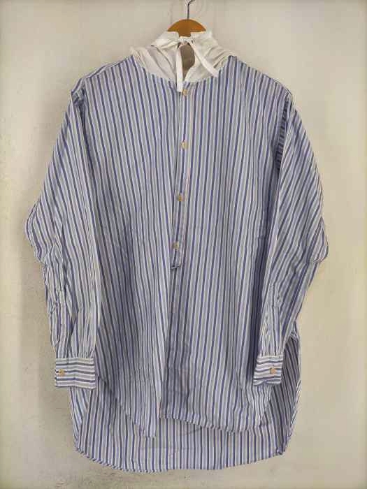VOTE MAKE NEW CLOTHES(ボートメイクニュークローズ) フードストライプシャツ メンズ JPN：S JPN：S