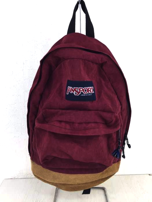 JanSport(ジャンスポーツ) USA製 ナイロン スウェード バックパック メンズ 表記無 表記無