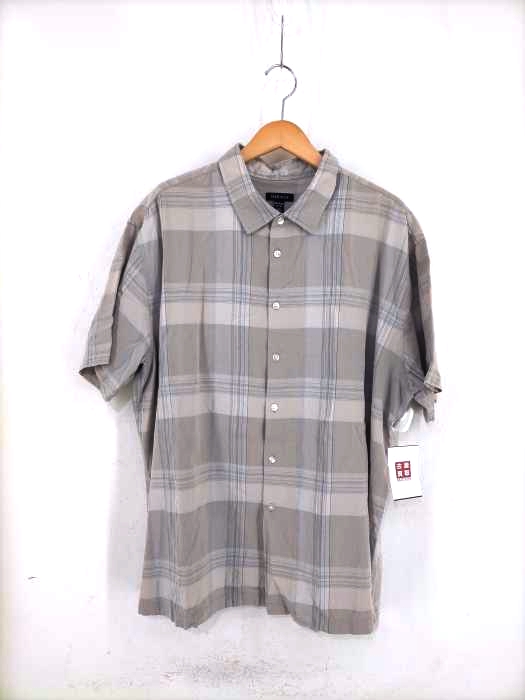 VAN HEUSEN(ヴァンヒューゼン) チェック柄半袖シャツ メンズ import:XXL import:XXL