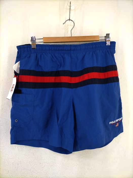 POLO SPORT RALPH LAUREN(ポロスポーツラルフローレン) 裾ロゴ刺繍スイムショーツ メンズ JPN：S JPN：S