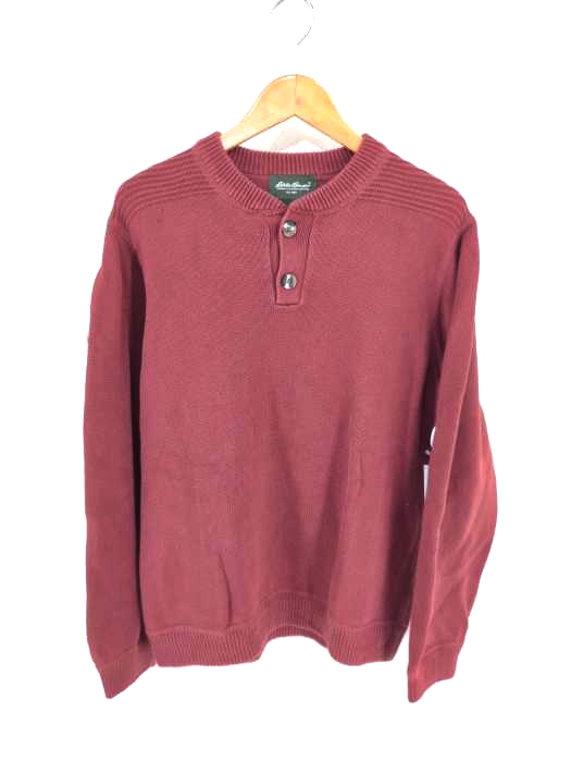 Eddie Bauer(エディーバウアー) ヘンリーネックコットンニット メンズ JPN:M JPN:M