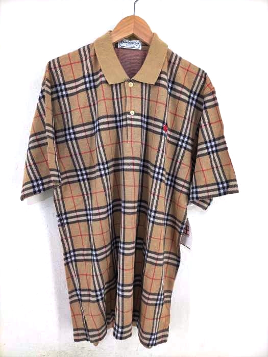 BURBERRYS(バーバリーズ) ノヴァチェックポロシャツ メンズ import：XL import：XL