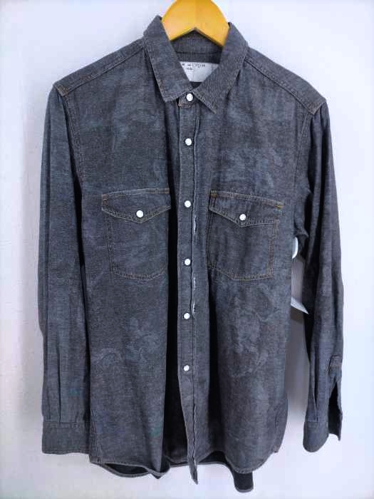 COMME des GARCONS HOMME HOMME(コムデギャルソンオムオム) AD2000 01SS プリントデニムシャツ メンズ トップス カジュアルシャツ