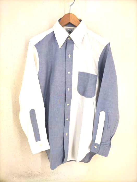 MARK MCNAIRY（マークマクナイリー） パネル切替オックスフォードシャツ メンズ トップス カジュアルシャツ