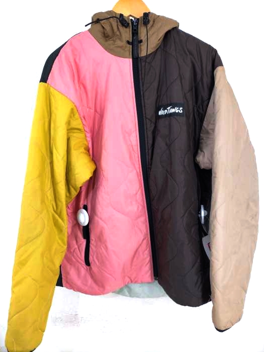 WILDTHINGS(ワイルドシングス) PRIMALOFT クレイジーパターン キルティングジップアップジャケット メンズ JPN：XL JPN：XL