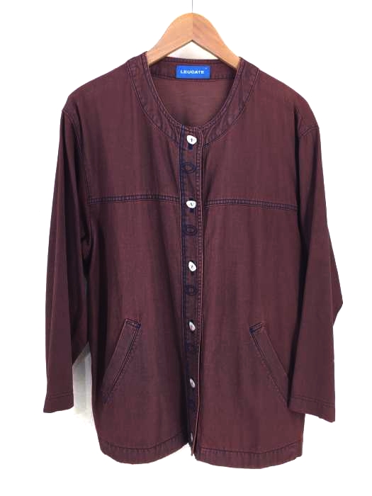 Leucate(フルギ) 装飾ボタン ノーカラーブルゾン レディース import：M import：M