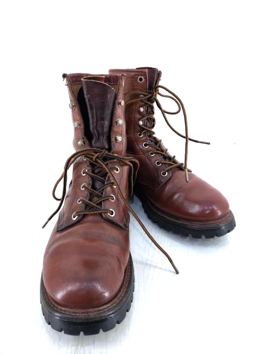 RED WING(レッドウィング) 70S後期 白四角犬タグ USA製 vibramソールドガーブーツ メンズ 7C