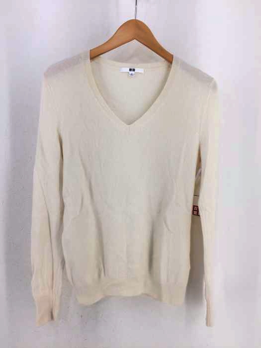 UNIQLO(ユニクロ) カシミヤ Vネックセーター レディース トップス ニット・セーター