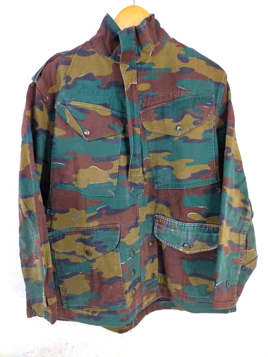 USED古着(ユーズドフルギ) 80~90S ベルギー軍 ジグソーカモ デニソンスモッグ メンズ 表記無 表記無