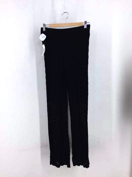 SIMPLICITE（シンプリシテェ） 20SS レーヨンクロシェニットパンツ レディース パンツ イージー
