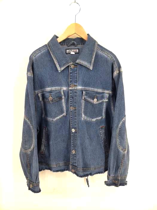 USED古着(ユーズドフルギ) Z&X カットオフデニムジャケット メンズ import：L import：L