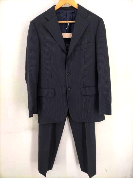 Paul Smith(ポールスミス) ピンストライプ3Bテーラードジャケット ノータックスラックス メンズ 175cm