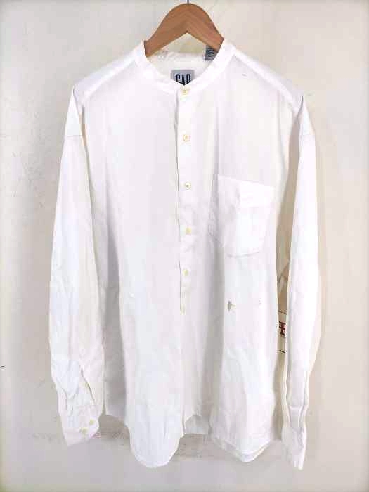 Gap（ギャップ） 80S バンドカラーシャツ メンズ トップス カジュアルシャツ