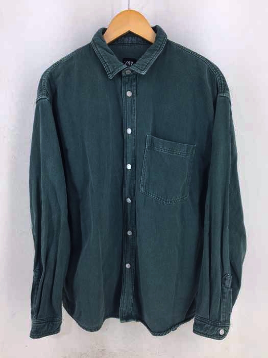 ZARA(ザラ) デニムシャツ メンズ トップス カジュアルシャツ