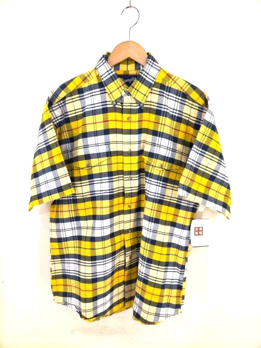 Wrangler(ラングラー) 半袖ボタンダウン ウエスタンヨークシャツ メンズ JPN：L JPN：L