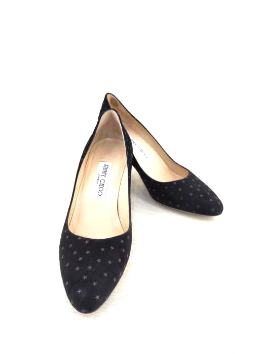 JIMMY CHOO(ジミーチュウ) イタリア製 スタースタッズ スエードパンプス レディース EUR：37 EUR：37