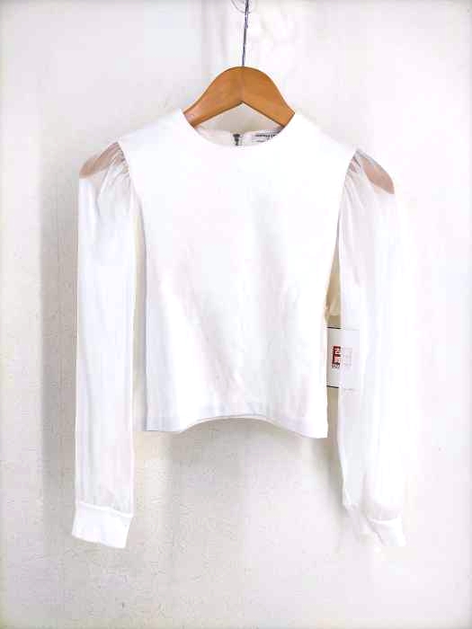 OPENING CEREMONY(オープニングセレモニー) シフォン切替 ボンディングカットソー レディース  OS