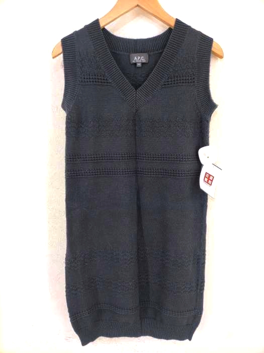 A.P.C.(アーペーセー) RUE MADAME PARIS ニットロングベスト レディース import：XS import：XS
