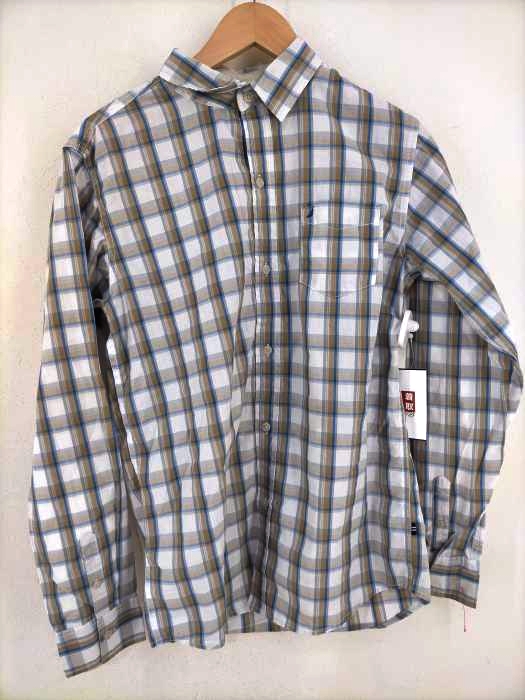 NAUTICA(ノーティカ) チェック柄ポリ混シャツ メンズ import：XL import：XL