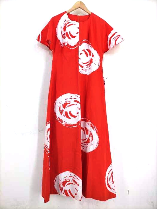 USED古着(ユーズドフルギ) 70s merry FINN ロングフレアワンピース レディース US:10 US:10