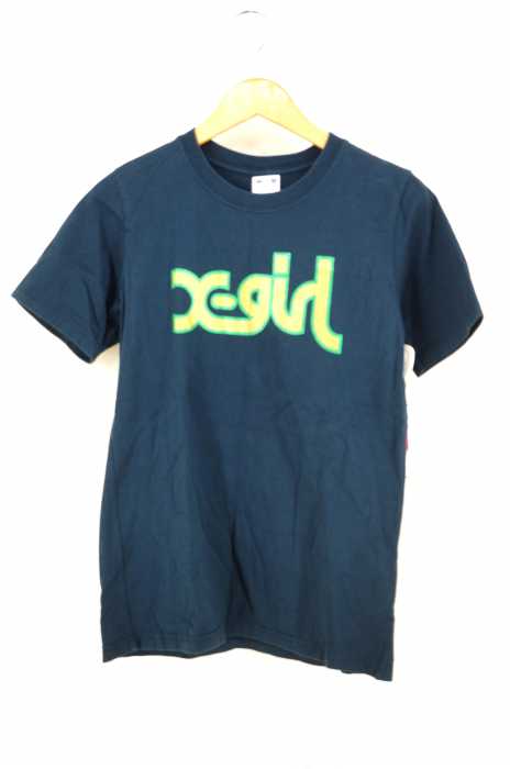 X-girl （エックスガール） グリッタープリント レディース トップス Tシャツ・カットソー