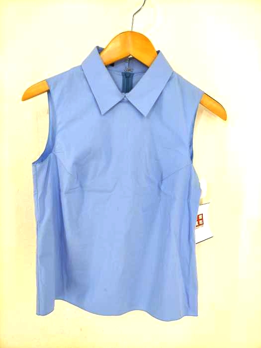 JIL SANDER NAVY(ジルサンダーネイビー) ノースリーブ コットンシャツ レディース EUR：34 EUR：34