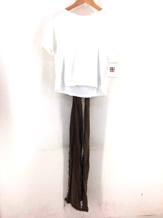 muller of yoshiokubo(ミュラーオブヨシオクボ) Wrap Tshirts W/Dry Tweed レディース JPN：36 JPN：36